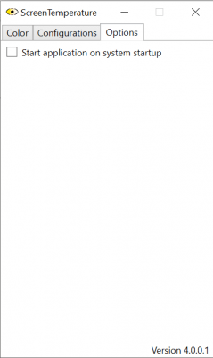 Screenshot of the application ScreenTemperature - #3
