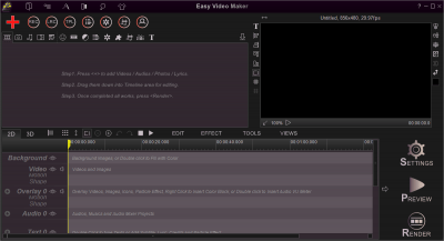 Screenshot of the application Easy Video Maker Free Edition - #1