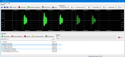 Screenshot of the application MP3 Silence Cut - #1