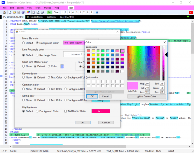 Screenshot of the application ProgramEdit - #3