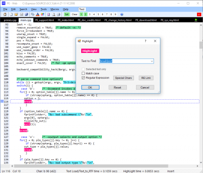 Screenshot of the application ProgramEdit - #6