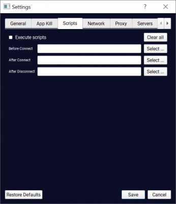 Screenshot of the application TorGuard - #4