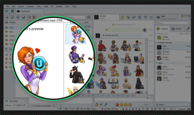 Screenshot of the application Utopia - #7