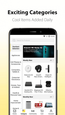 Screenshot of the application Gearbest - #2