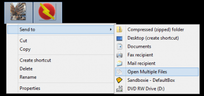 Screenshot of the application Open Multiple Files - #3