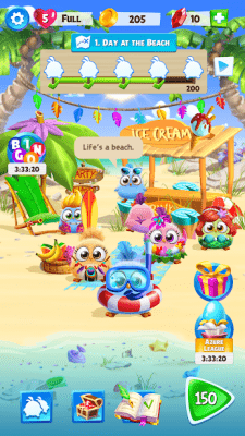 Screenshot of the application Angry Birds Match 3 - #6