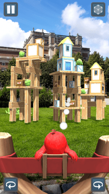 Screenshot of the application Angry Birds AR: Isle of Pigs - #5