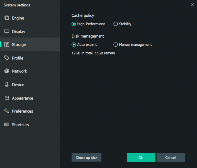 Screenshot of the application MEmu - #4