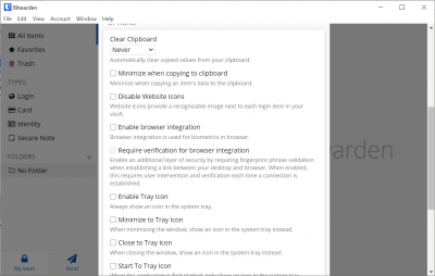 Screenshot of the application Bitwarden Password Manager - #5
