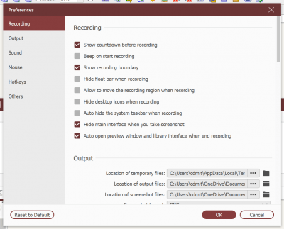 Screenshot of the application TuneFab Screen Recorder - #4