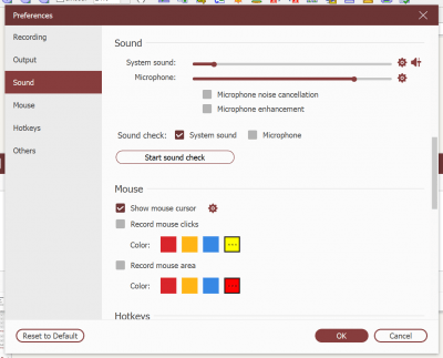 Screenshot of the application TuneFab Screen Recorder - #6