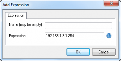 Screenshot of the application LizardSystems Network Scanner - #4
