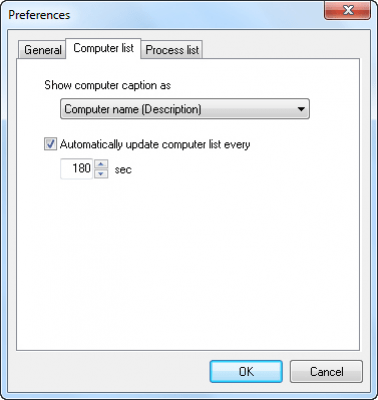 Screenshot of the application LizardSystems Remote Process Explorer - #8