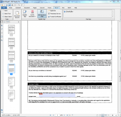 Screenshot of the application PDF Studio for Windows - #1