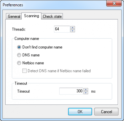 Screenshot of the application LizardSystems Find MAC Address - #3
