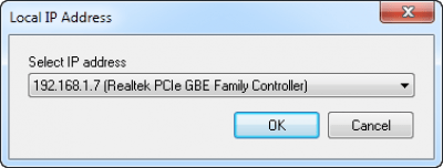 Screenshot of the application LizardSystems Find MAC Address - #5