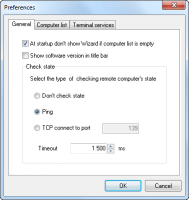 Screenshot of the application LizardSystems Terminal Services Manager - #7