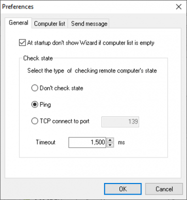 Screenshot of the application LizardSystems LanSend - #6