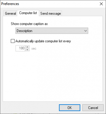 Screenshot of the application LizardSystems LanSend - #7