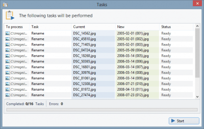 Screenshot of the application Rename Expert - #4