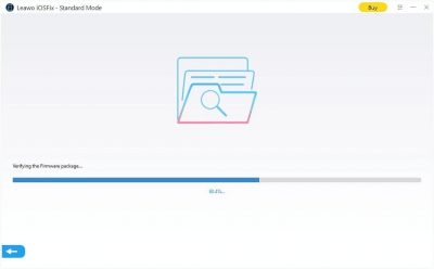 Screenshot of the application Leawo iOSFix - #5