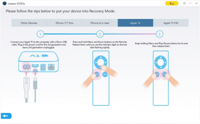 Screenshot of the application Leawo iOSFix - #8