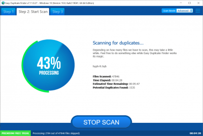 Screenshot of the application Easy Duplicate Finder - #3