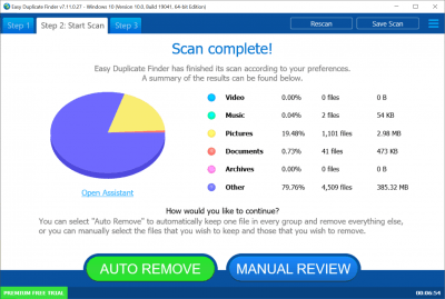 Screenshot of the application Easy Duplicate Finder - #4