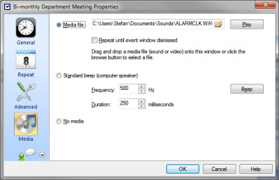 Screenshot of the application Alarm++ - #6