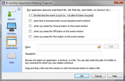 Screenshot of the application Alarm++ - #9