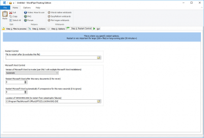 Screenshot of the application WordPipe - #4