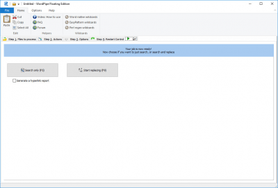 Screenshot of the application WordPipe - #5