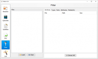 Screenshot of the application FileBot - #5