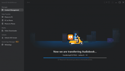 Screenshot of the application EaseUS MobiMover - #5