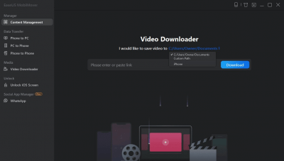 Screenshot of the application EaseUS MobiMover - #6
