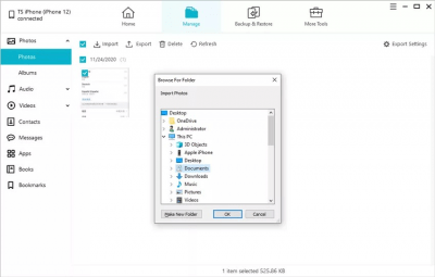 Screenshot of the application Tenorshare iCareFone - #4