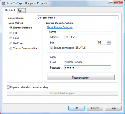Screenshot of the application Express Dictate - #2