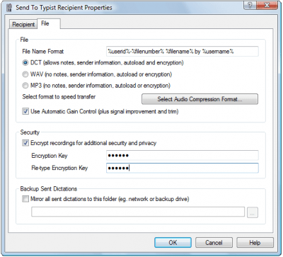 Screenshot of the application Express Dictate - #3