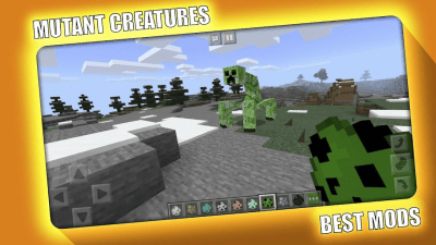 Screenshot of the application Mutant Creatures Mod for Minecraft PE - MCPE - #1