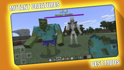 Screenshot of the application Mutant Creatures Mod for Minecraft PE - MCPE - #2
