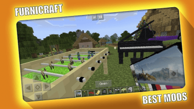 Screenshot of the application Furnicraft Decoration Mod for Minecraft PE - MCPE - #1