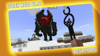 Screenshot of the application Siren Head v2 Minecraft - #2