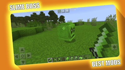 Screenshot of the application Slime Boss Mod for Minecraft PE - MCPE - #1