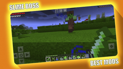 Screenshot of the application Slime Boss Mod for Minecraft PE - MCPE - #2