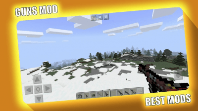 Screenshot of the application Guns Mod for Minecraft PE - MCPE - #1