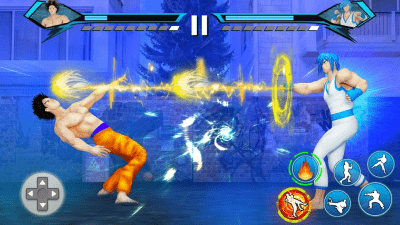 Screenshot of the application Karate King Fight - #4