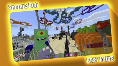 Screenshot of the application Sponge Bob Mod and Map for Minecraft PE - MCPE - #1