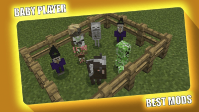 Screenshot of the application Baby Player Mod Minecraft - #2