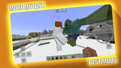 Screenshot of the application More Mutant Mod for Minecraft PE - MCPE - #1