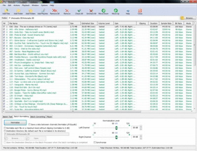 Screenshot of the application Sound Normalizer - #1